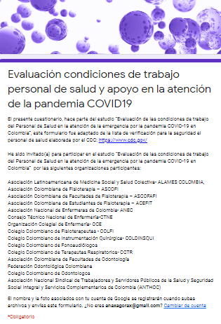 condiciones laborales del Talento humano en Salud en Colombia condiciones laborales del Talento humano en Salud en Colombia