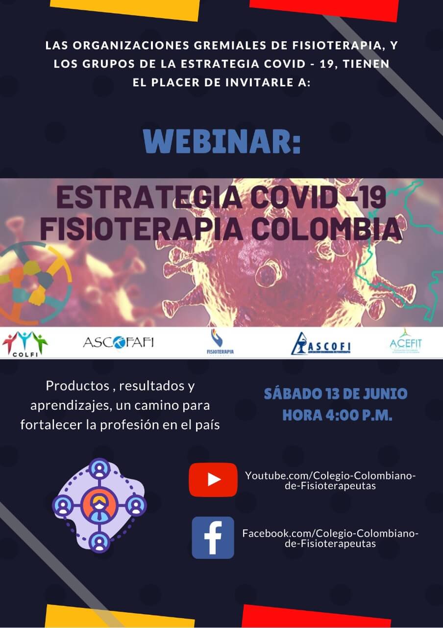 Webinar: Estrategia COVID-19 Fisioterapia Colombia.