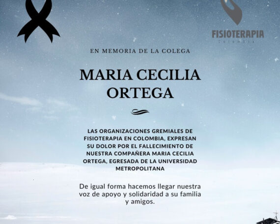 CONDOLENCIAS MARIA CECILIA ORTEGA