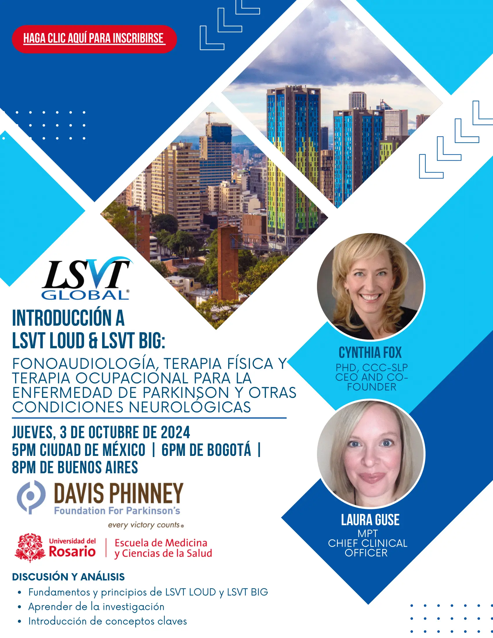 Introducción a LSVT LOUD & LSVT BIG: Fonoaudiología, Terapia Física y Terapia Ocupacional para la Enfermedad de Parkinson y otras Condiciones Neurológicas