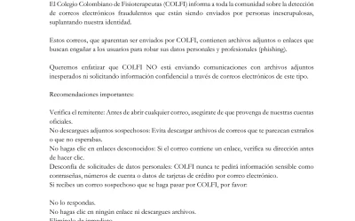 Comunicado: Sobre correos electrónicos fraudulentos enviados suplantando nuestra identidad.